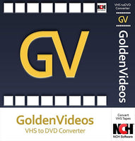 Golden Videos VHS to DVD Converter Software - Convert VHS to DVD or Digital Files [Download]