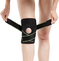 Knee Brace with Side Stabilizers & Patella Gel Pads for Knee Support