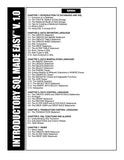 Learn Introductory SQL- Structured Query Language Made Easy v.1 Video Training Tutorial Course DVD-ROM