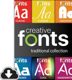 Creative Fonts Traditional Collection [PC Download]