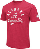 NCAA Colosseum Men's Vintage Dual-Blend T-Shirt with 2 Logos