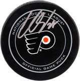 Claude Giroux Philadelphia Flyers Autographed Official Game Puck - Fanatics Authentic Certified - Autographed NHL Pucks