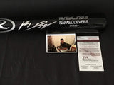 Rafael Devers Boston Red Sox Autographed Signed Black Baseball Bat JSA WITNESS COA