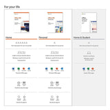 Microsoft Office 365 Personal | 12-month subscription, 1 person, PC/Mac Key Card