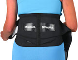 Mueller 255 Lumbar Support Back Brace with Removable Pad, Black, Regular(Package May Vary)