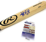 Fernando Tatis Jr San Diego Padres Signed Autograph Blonde Baseball Bat JSA Signature