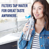 Brita 26 Ounce Premium Filtering Water Bottle with Filter BPA Free - Clear