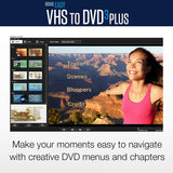 Easy VHS to DVD 3 Plus - Video to DVD Converter with 2 Extra DVDs