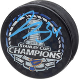 Jake Allen St. Louis Blues 2019 Stanley Cup Champions Autographed Stanley Cup Champions Logo Hockey Puck - Fanatics Authentic Certified