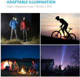 Anker Rechargeable Bolder LC90 LED Flashlight, Pocket-Sized Torch