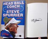 Steve Spurrier Heisman Winner signed book Head Ball Coach 1st Print auto