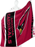 Officially Licensed NFL "12th Man" Plush Rachel Throw Blanket, 60" x 80", Multi Color