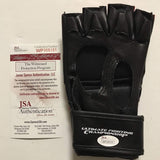 Autographed/Signed Amanda Nunes Bantamweight Champion Red UFC MMA Glove Ultimate Fighting JSA COA