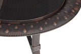 Fire Sense 60857 Roman Fire Pit, Brushed Bronze