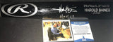 Harold Baines Chicago White Sox HOF 19 Autographed Signed Black Baseball Bat Beckett