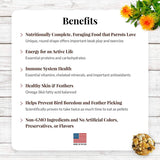 Classic Nutri-Berries Pet Bird Food, Made with Non-GMO and Human-Grade Ingredients