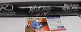 Jose Abreu Chicago White "IN The Presence COA" Autographed Signed Baseball Bat Black