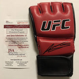 Autographed/Signed Amanda Nunes Bantamweight Champion Red UFC MMA Glove Ultimate Fighting JSA COA
