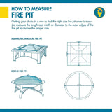 Duck Covers Ultimate Round Fire Pit up to 32" Diameter