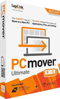 Laplink Software PCmover Ultimate 11 | Moves Your Applications, Files and Settings from an Old PC To a New PC. | Includes Ethernet Cable | 1 Use
