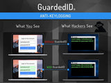 GuardedID Anti-Malware Keystroke Encryption Software | 1 Year, 2 Devices | PC, Mac