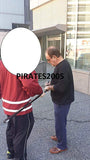 AL MICHAELS SIGNED HOCKEY STICK TEAM USA DO YOU BELIEVE IN MIRACLES INSCRIPTION PROOF
