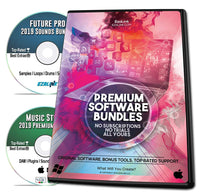 Beat Making Music Software Pro Pack - Best Music Production DAW + 5Gb of Sounds & Audio Plugins for Windows PC & MAC 2019 (2 Disc Set)
