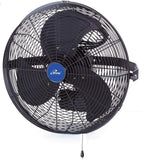 iLIVING ILG8E14-15 Wall Mount Outdoor Waterproof Fan, 14", Black