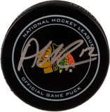 Alex DeBrincat Chicago Blackhawks Autographed Official Game Puck - Fanatics Authentic Certified - Autographed NHL Pucks