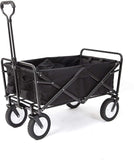 Mac Sports Collapsible Folding Outdoor Utility Wagon, Black