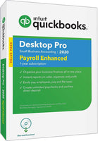 QuickBooks Desktop Pro with Enhanced Payroll 2020 Accounting Software for Small Business with Amazon Exclusive Shortcut Guide [PC Disc]