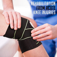 Knee Brace with Side Stabilizers & Patella Gel Pads for Knee Support