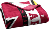 Officially Licensed NFL "12th Man" Plush Rachel Throw Blanket, 60" x 80", Multi Color