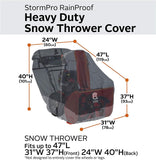 Classic Accessories StormPro RainProof Heavy-Duty Snow Thrower Cover