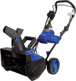 Snow Joe iON18SB-HYB Hybrid Single Stage Snow Blower | 18-Inch | 40 Volt | 13.5 Amp | Brushless