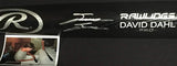 David Dahl Colorado Rockies Autographed Signed Engraved Bat Black