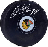 Patrick Kane Chicago Blackhawks Autographed Logo Hockey Puck - Fanatics Authentic Certified - Autographed NHL Pucks