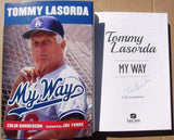 Tommy Lasorda Dodgers HOF Manager signed Book My Way auto