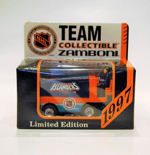 1997 NHL Team Collectible 1:50 Scale Diecast Collectors Zamboni - NEW YORK ISLANDERS