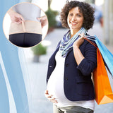 AZMED Maternity Belt, Breathable Abdominal Binder, Back Support, One Size, Beige