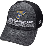 Zach Sanford St. Louis Blues 2019 Stanley Cup Champions Autographed 2019 Stanley Cup Champions Locker Room Hat - Fanatics Authentic Certified