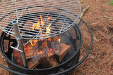 29.5” Crossfire Fire Pit | Removable Cooking Grill | Fire Pit Outdoors | Campfire Grill