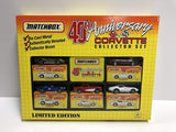 40th anniversary Matchbox Corvette Collector Set diecast 1/64 scale Corvette's 1962 1964 1974 1977 1987