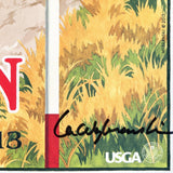 Signed 2013 U.S. Open Merion Print by Lee Wybranski