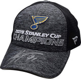 Vladimir Tarasenko St. Louis Blues 2019 Stanley Cup Champions Autographed 2019 Stanley Cup Champions Fanatics Locker Room Cap - Fanatics Authentic