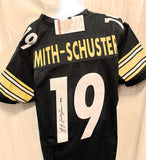 JuJu Smith Schuster Pittsburgh Steelers Signed Autograph Black Custom Jersey JSA Witnessed Certified