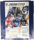 Panini 2019 NFL Football Stickers 10 Packs of 5 Stickers Each and One Card