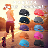 Set of 10 Women's Yoga Sport Athletic Headband for Running Sports Travel Fitness