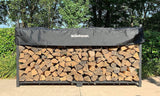 Woodhaven The 8 Foot Firewood Log Rack with Cover