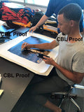 Stephen Curry Signed Autographed Big Canvas Framed/Stretched vs Lebron James /30